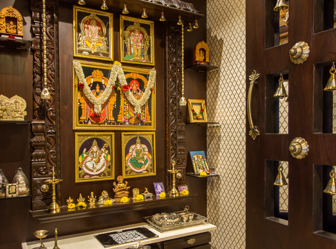pooja room interior designers in Bangalore