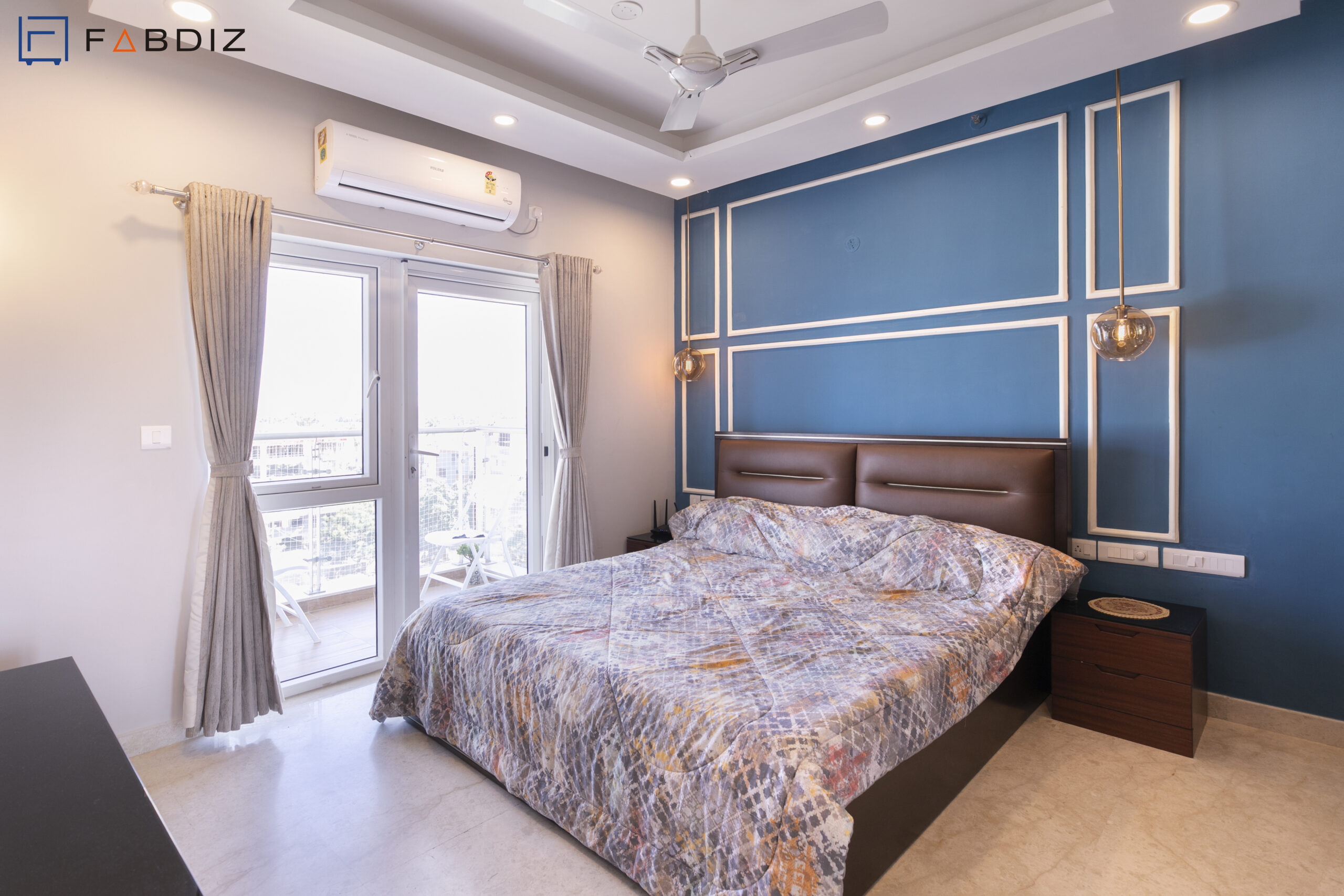 Bedroom design by FABDIZ interior designers in Bangalore
