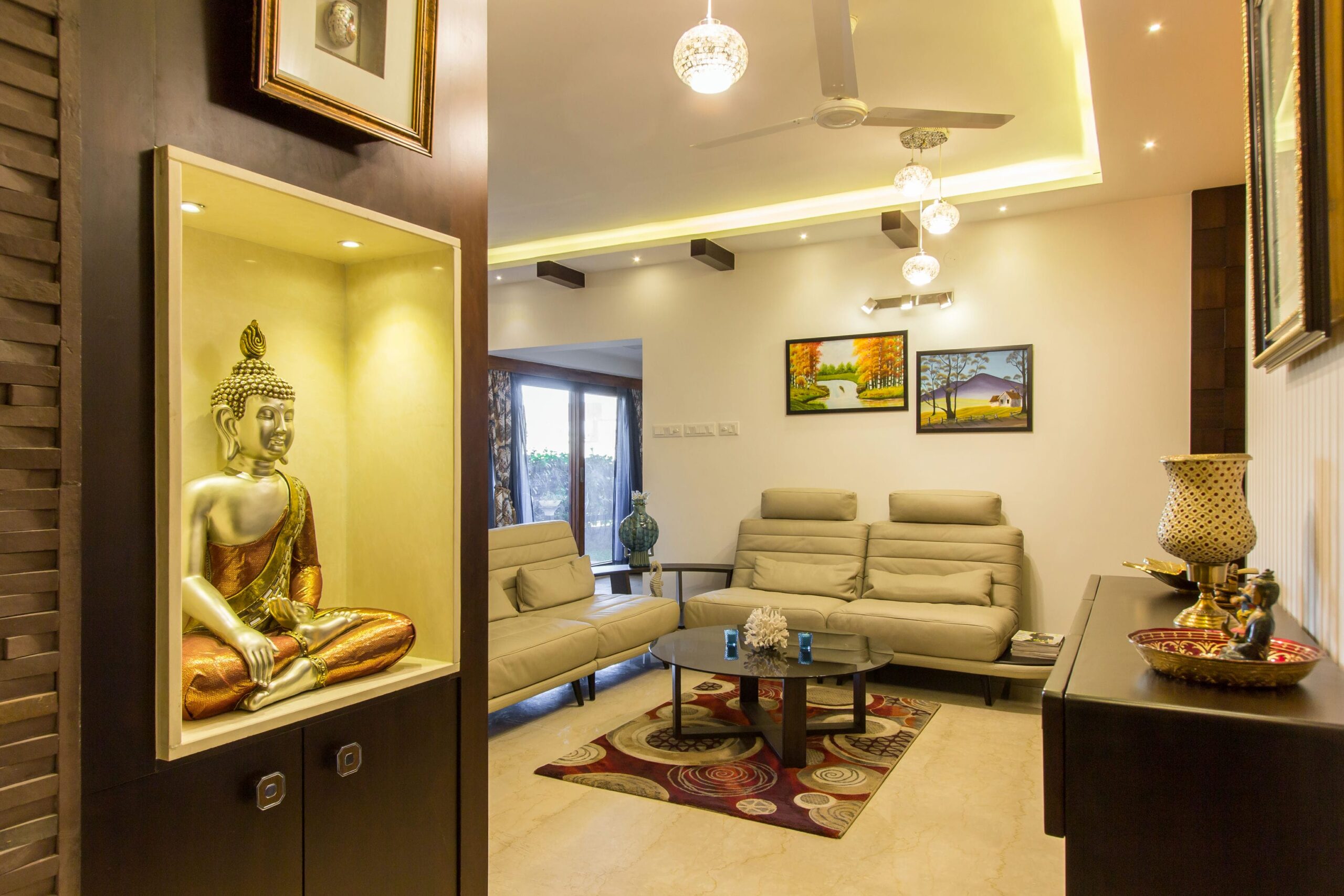 Buddha Statue in Living Room