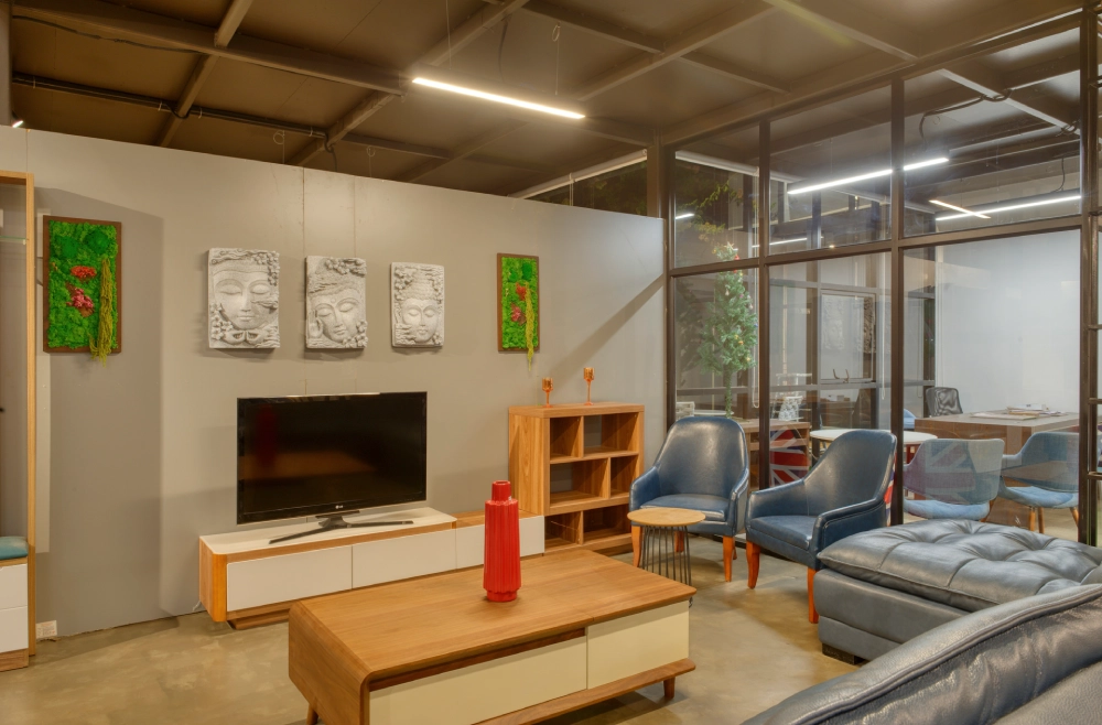 Interior design experience center in Bangalore living room concept
