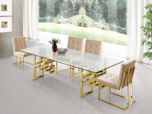 Geometric Furniture Design ideas, Geometric Dining  Table, Rectangular Dining Table 
