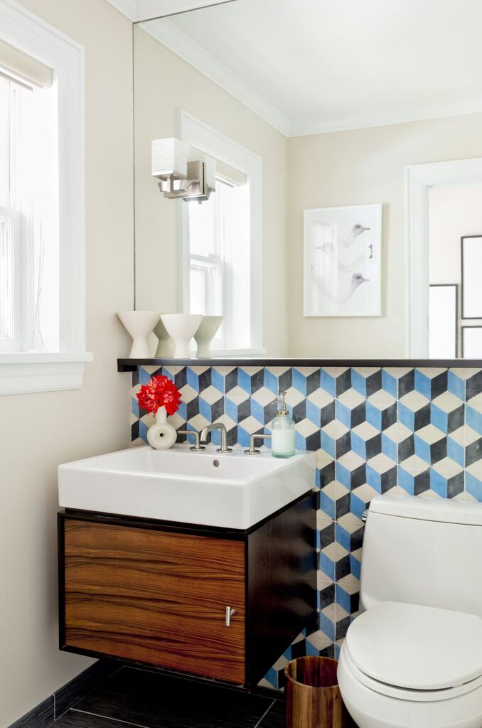 Geometric Bathroom Tile Designs